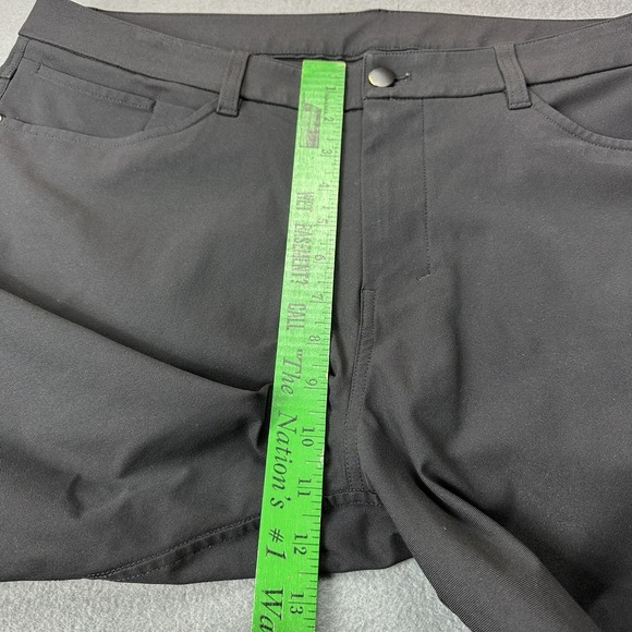 Lululemon ABC Pants Mens 36 Black Fit 5-Pocket Stretch Chino LM5AQSS - Picture 4 of 11